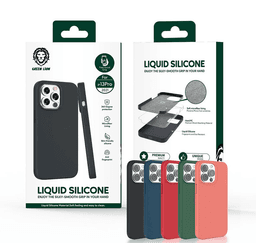 قاب گرین سیلیکونی iPhone 13 Pro Max مدل Liquid Silicone