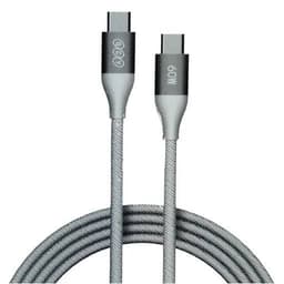 کابل تبدیل USB-C کیو سی وای مدل DC21 طول 1.2 متر 60 وات